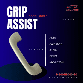 Genuine Perodua Alza, Axia D74A, Ativa, Bezza & Myvi D20N Grip Assist / Roof Handle / Pemegang Pintu (74601-BZ040-B0)