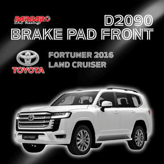 Barbaro D2090 Brake Pad Front Toyota Fortuner 2016 Land Cruiser