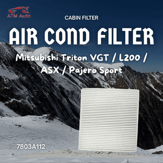 Mitsubishi Triton VGT, L200, ASX and Pajero Sport Air Cond Cabin Filter/Penapis Hawa Dingin (7803A112)