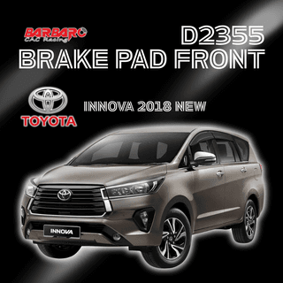 Barbaro D2355 Brake Pad Front Toyota Innova 2018 New