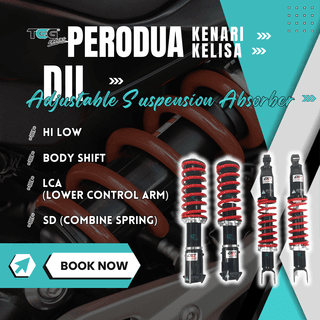 Perodua Kenari / Kelisa DII (Boleh Service) Adjustable Suspension Hi Low Body Shift Adjustable Absorber (SD / LCA)