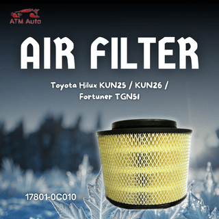 Toyota Hilux KUN25, KUN26 and Fortuner TGN51 Air Filter (17801-0C010)