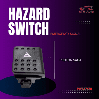 Proton Saga Double Signal/Hazard Switch/Emergency Switch Suis Kecemasan (PW547479)