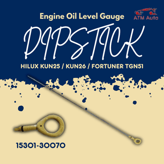 Toyota Hilux KUN25, KUN26 and Fortuner TGN51 Engine Oil Level Dipstick/Oil Level Gauge (15301-30070)