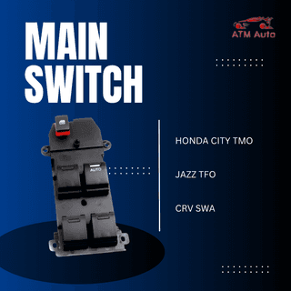 Honda City TMO, Jazz TFO and CRV SWA Main Power Window Switch (OEM)