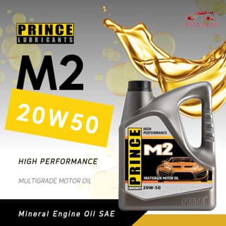 Prince Lubricants M2 Mineral Engine Oil SAE 20W-50 (4L)