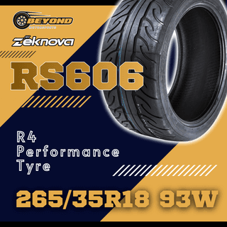 Zeknova RS606 R4 Performance Tyre 265/35R18 93W