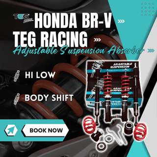 Honda BR-V TEG Racing Adjustable Hi-Low Suspension Absorber Body Shift Front & Rear