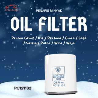 Proton Gen-2, Iriz, Persona, Exora, Saga, Satria, Putra, Wira, Waja Oil Filter/Penapis Minyak (PC121102)