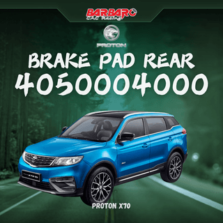 Barbaro 4050004000 Brake Pad Rear Proton X70