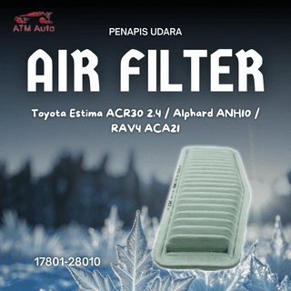 Toyota Estima ACR30 2.4, Alphard ANH10 and RAV4 ACA21 Air Filter/Penapis Udara (17801-28010)