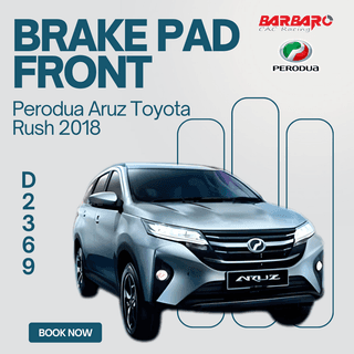 Barbaro D2369 Brake Pad Front Perodua Aruz Toyota Rush 2018