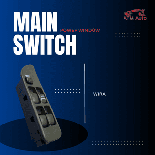 Proton Wira Main Power Window Switch (OEM)