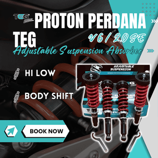 Proton Perdana V6/ 2.0 SE TEG Adjustable Suspension Hi Low Body Shift Adjustable Absorber